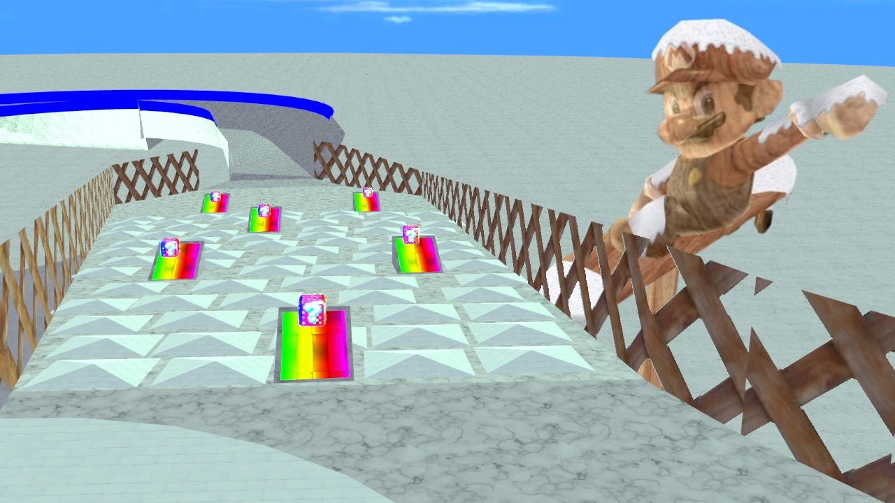 Mario Kart Wii, но я вообще ничего не менял, и всё точно так же.