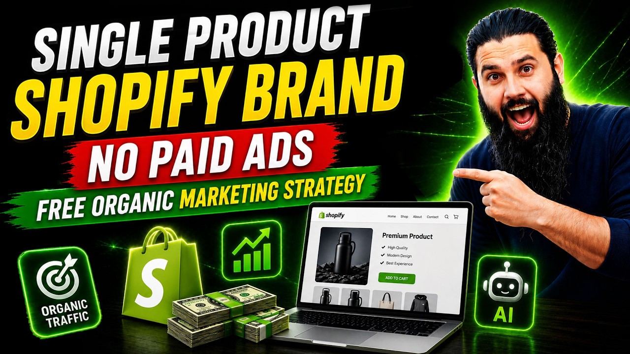 Build A Single Product Shopify Store With AI in 2026 | Beginner Step by Step Hindi/Urdu