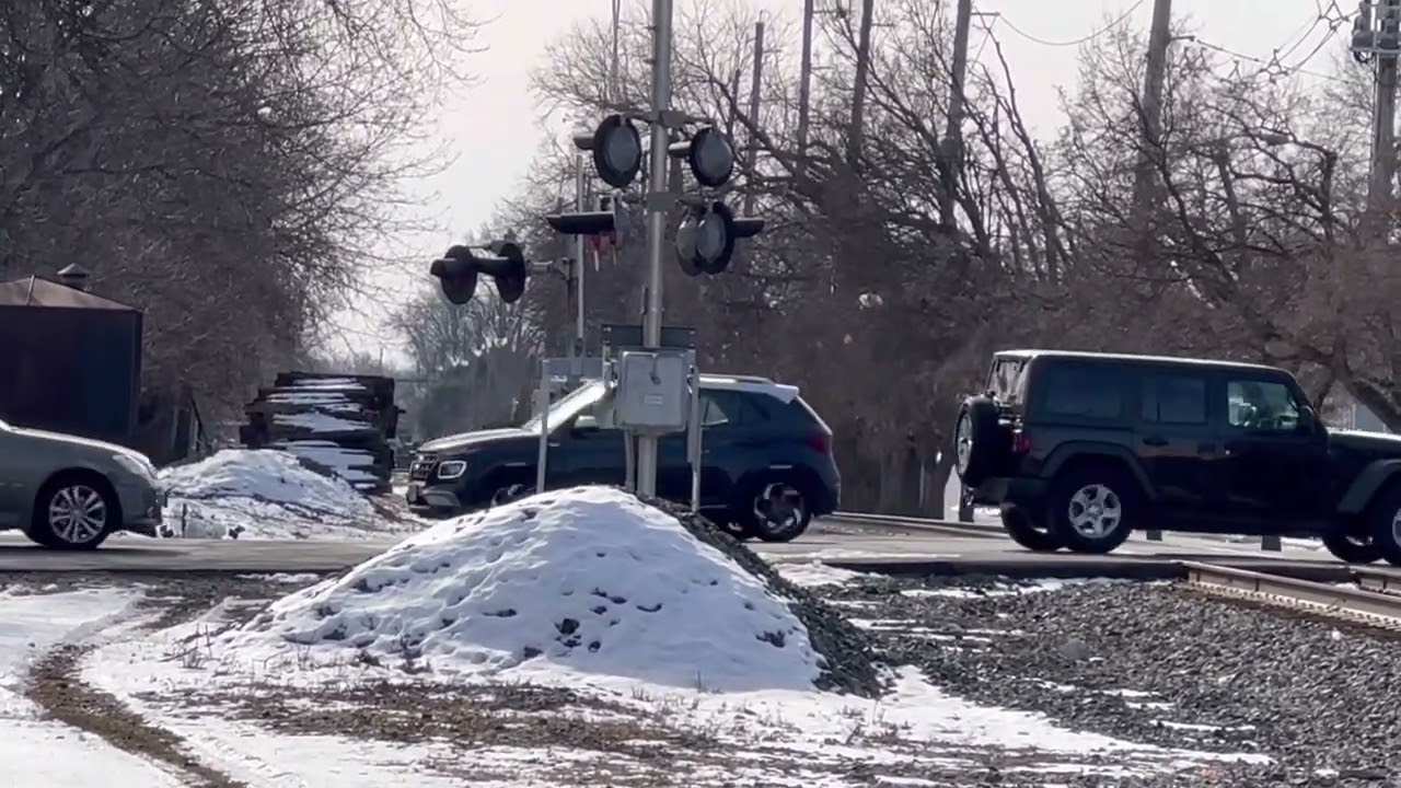 A few CSX River Line trains at Dumont, NJ 1/23/26