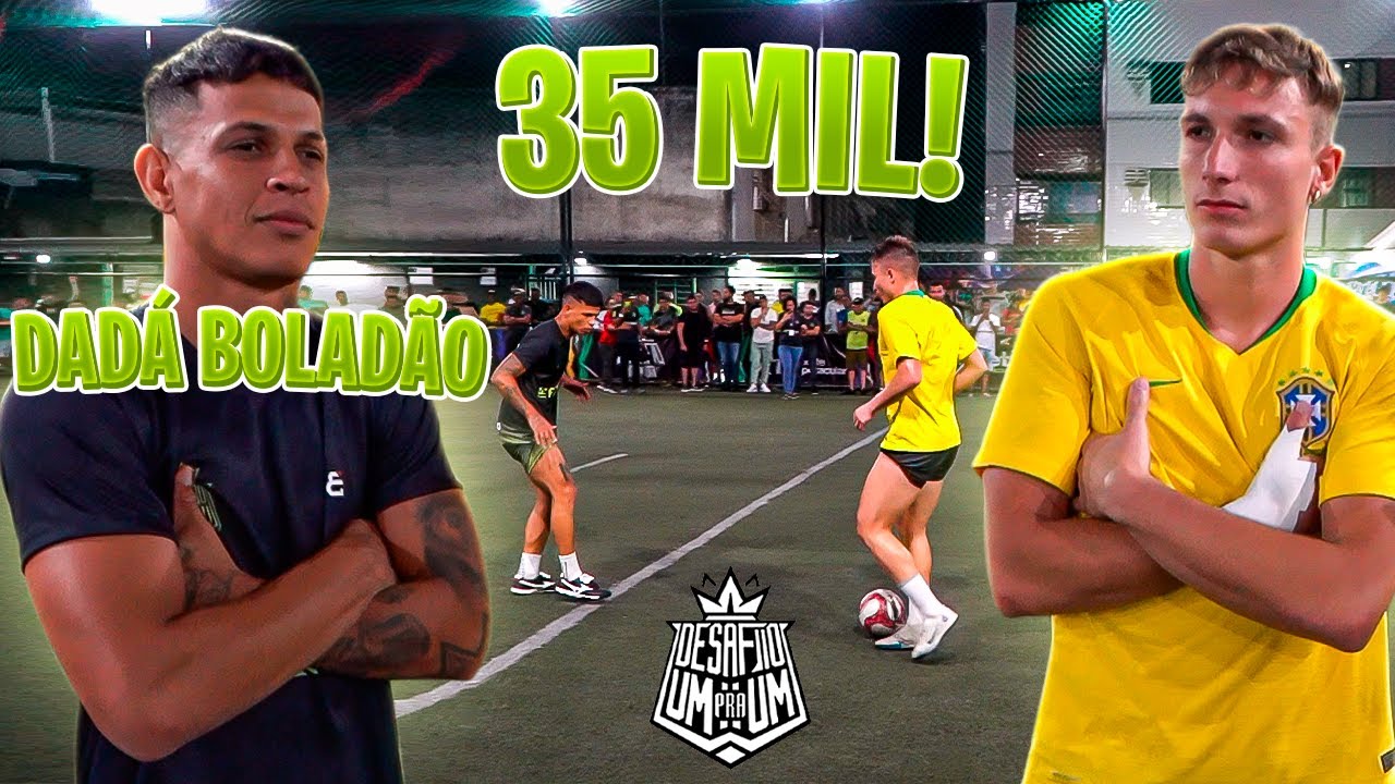 JUNINHO MANELLA vs DADÁ BOLADÃO - O GRANDE JOGO!!