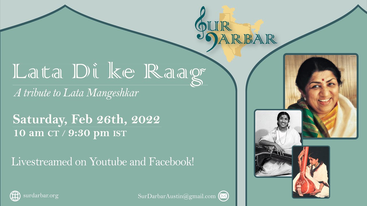 Lata di ke Raag I A tribute to Lata Mangeshkar I Sur Darbar
