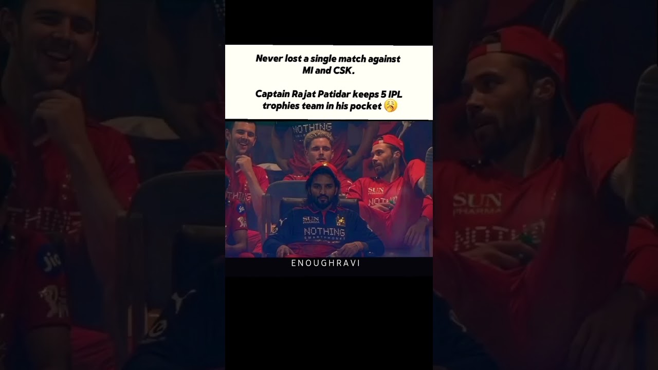 Captain Rajat Patidar keeps 5 IPL trophies team in his pocket #ipl2026 #rcb #rajatpatidar