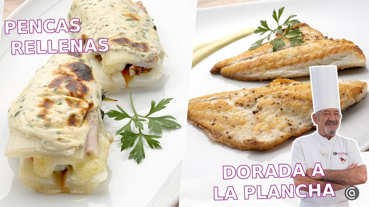 PENCAS RELLENAS y DORADA a la PLANCHA con Arguiñano // Cocina Abierta