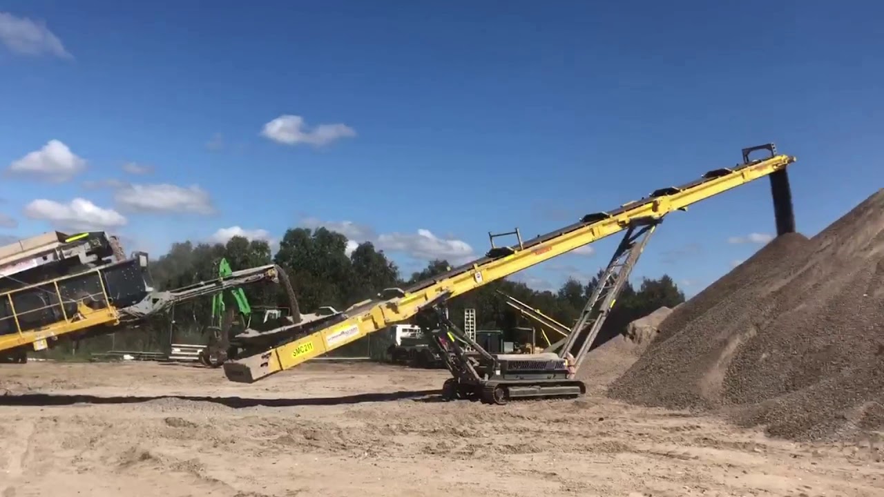 Impactor - Keestrack 1313S R6 & 1011S R3 Impactors crushing concrete in train