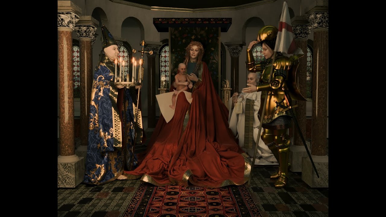 Van Eyck Animated (La Madone au Chanoine Van der Paele)