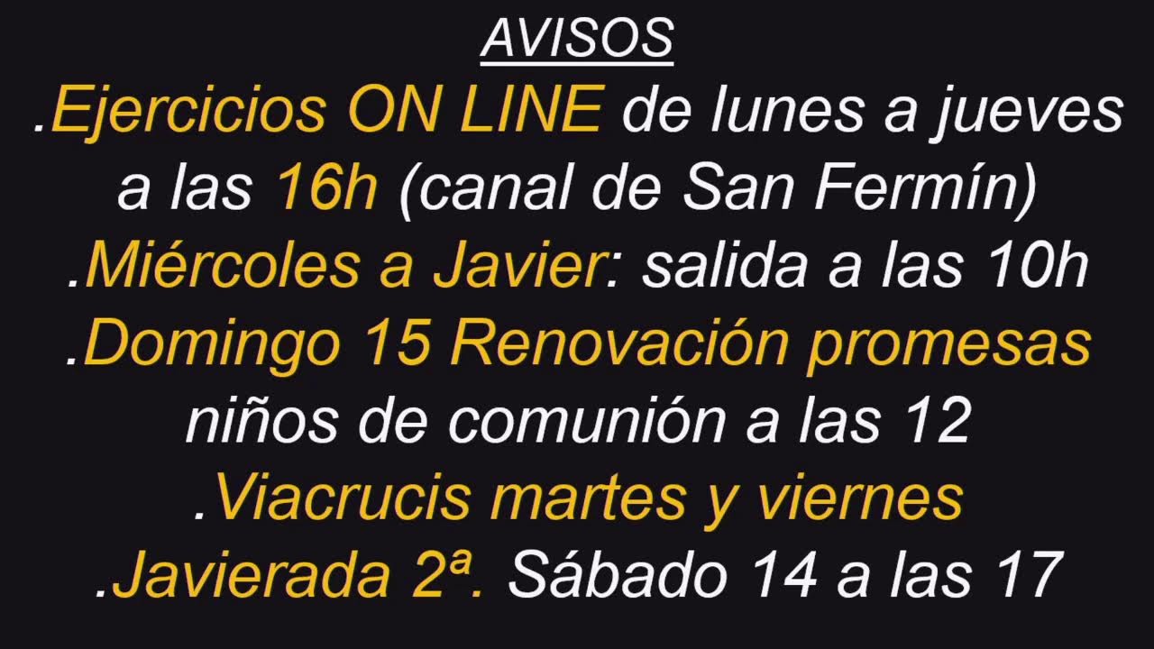 MISA DEL ALBA DE 9:00 a.m. III DOMINGO DE CUARESMA  ( 8/03/26 )