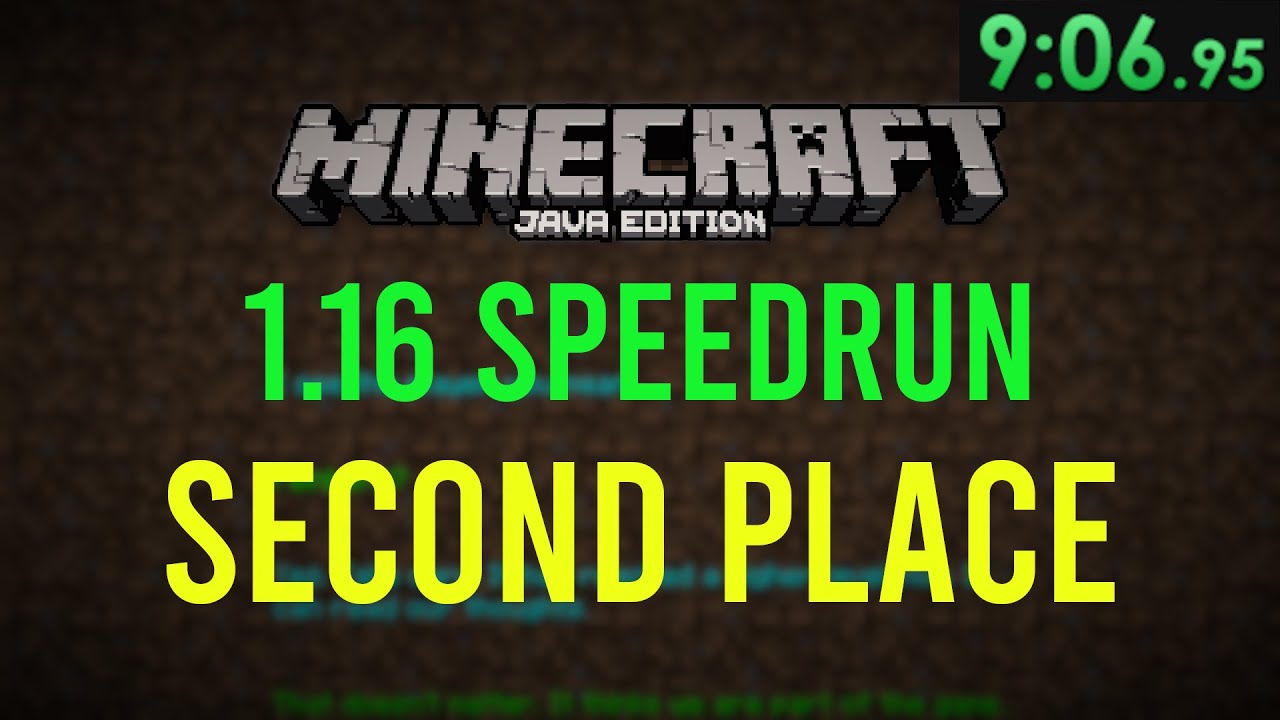 Minecraft пройден менее чем за 10 минут [9:06]