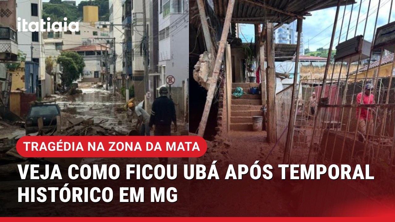 VEJA COMO FICOU UBÁ APÓS TEMPORAL HISTÓRICO EM MG
