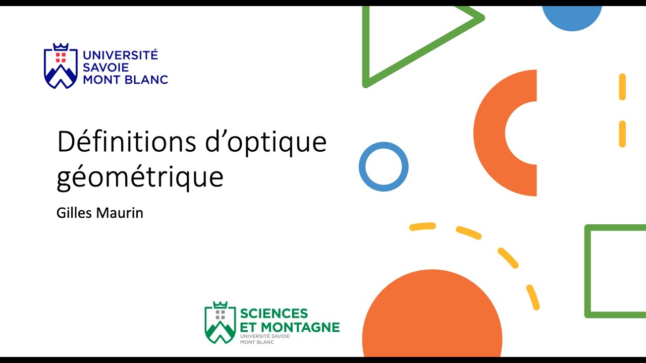 Introduction et définitions (Cours)