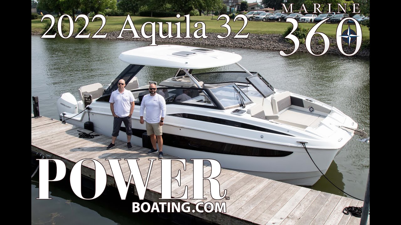 Now in Canada the 2022 Aquila 32 Boat Review