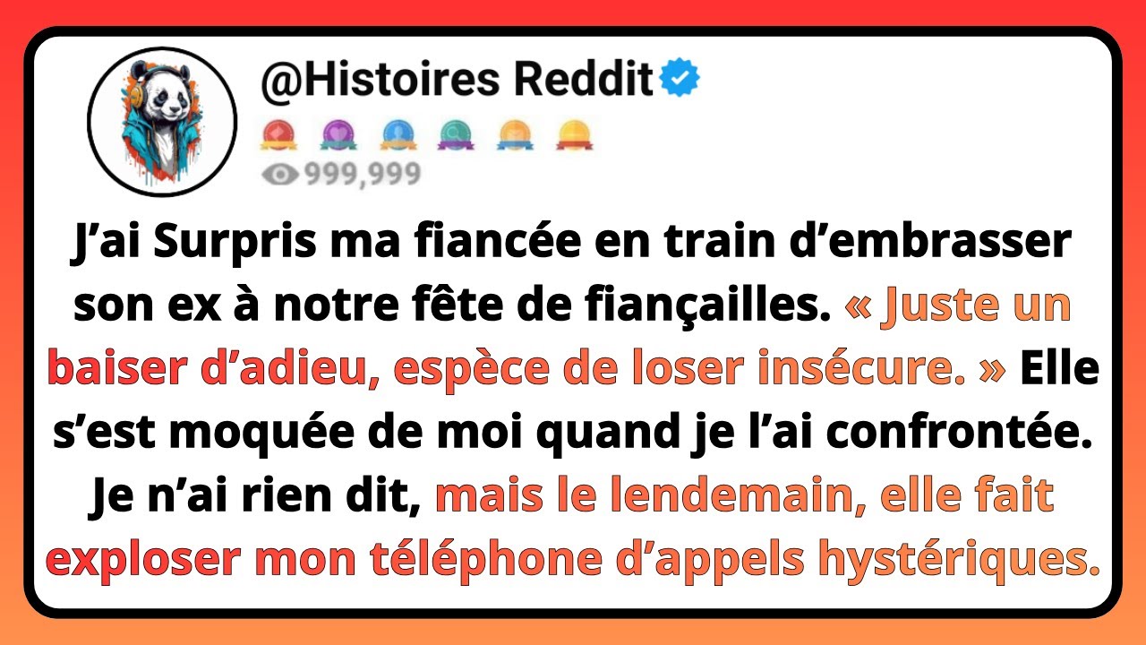 J’ai Surpris Ma FIANCÉE En Train D’embrasser Son Ex À Notre Fête De Fiançailles. Juste Un Baiser...