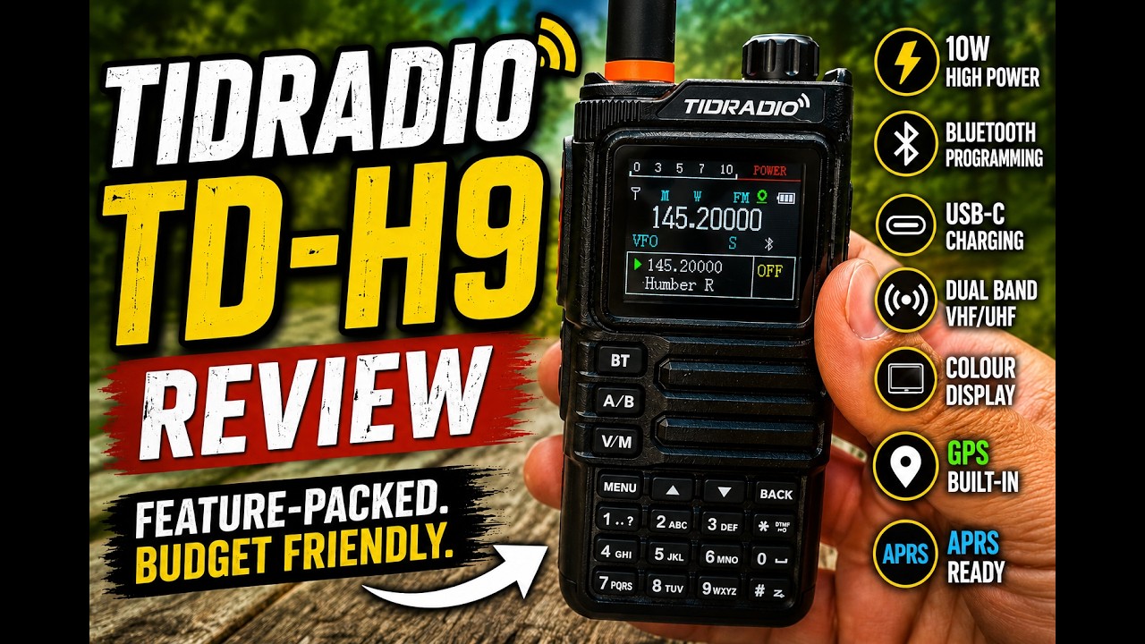 Обзор TIDRADIO TD-H9: функциональная и доступная портативная радиостанция