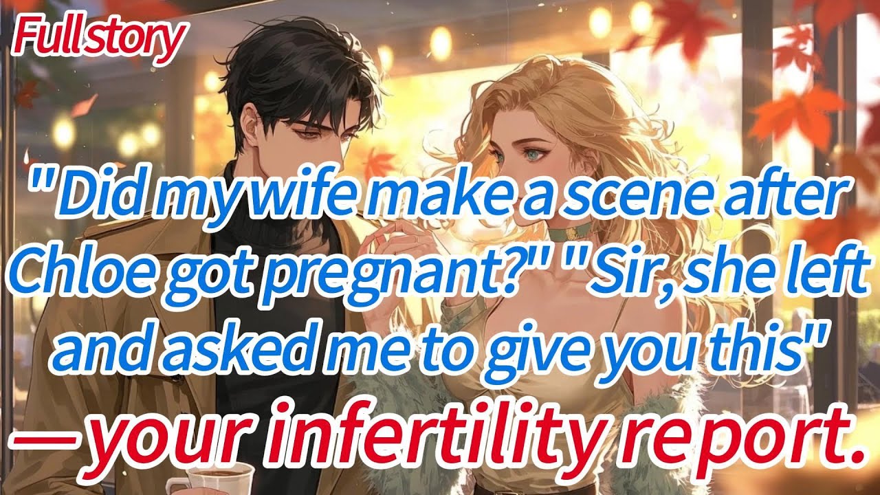“Did my wife make a scene after Chloe got pregnant?”“Sir, she left and asked me to give you this”