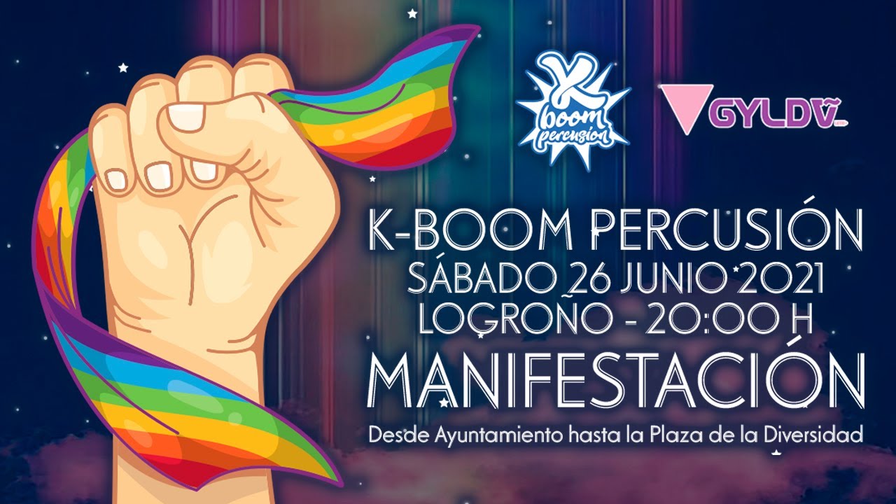 DESFILE K-BOOM PERCUSIÓN - ORGULLO LOGROÑO 2021