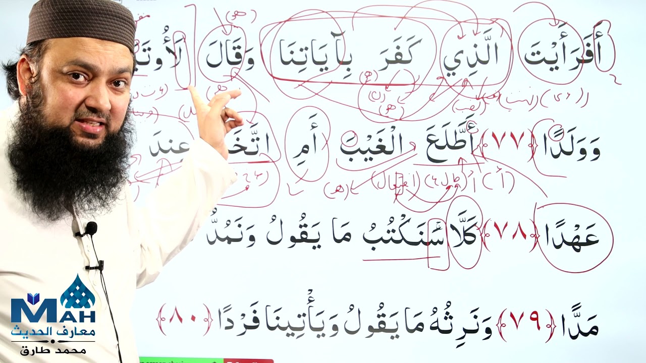 019 Surah Maryam 77 - 98 Grammar and Urdu Translation and Tafseer Ibn Kaseer