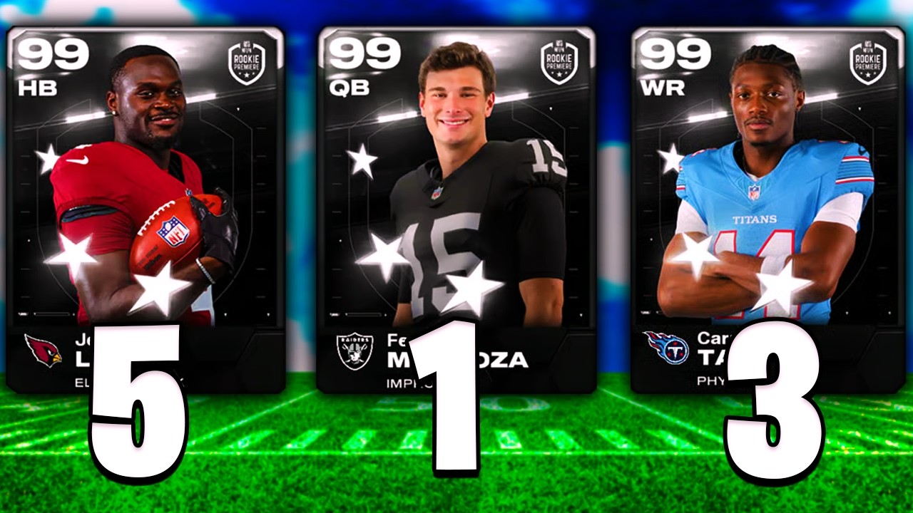 ЛУЧШИЕ игроки Rookie Premiere, которых стоит выбрать в Madden 27! (Ранние прогнозы)