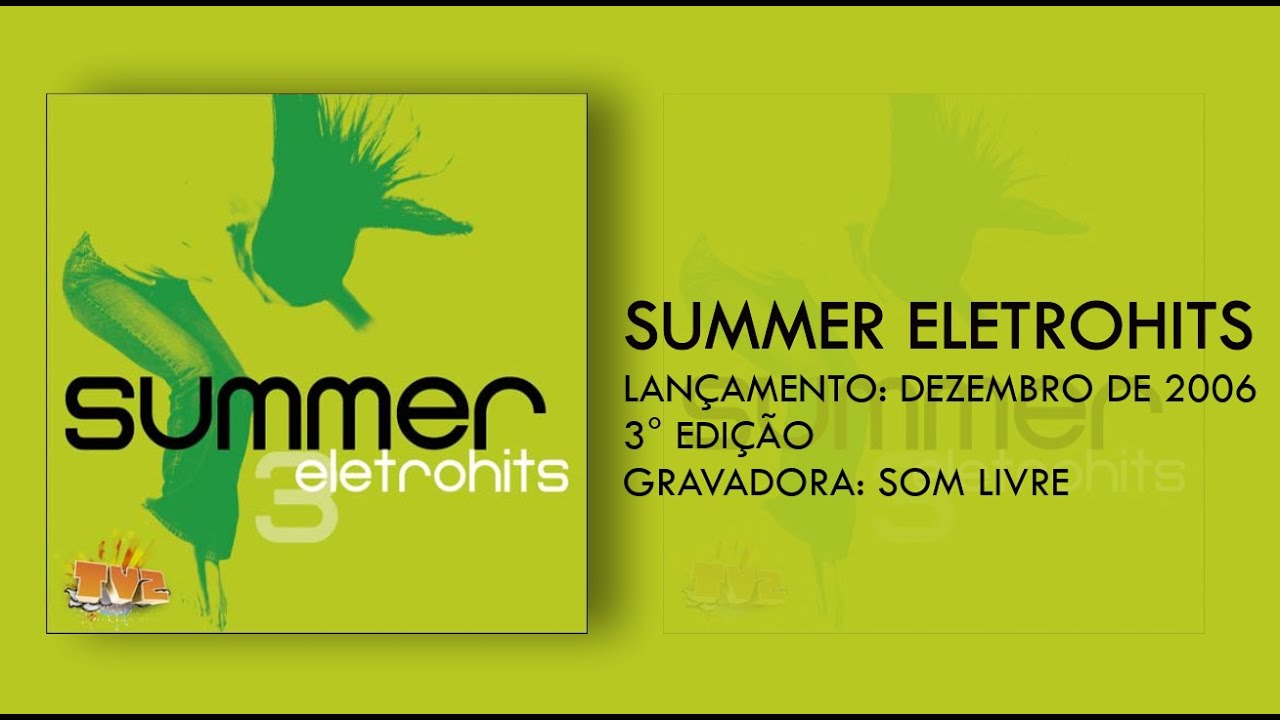 SUMMER ELETROHITS 3 (2006) CD COMPLETO