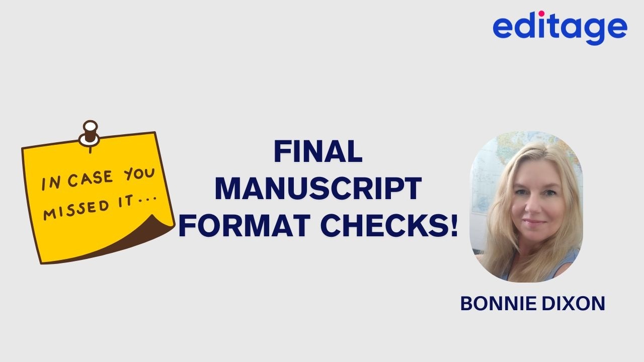 Final Checks for Research Paper Formatting Before Submission
