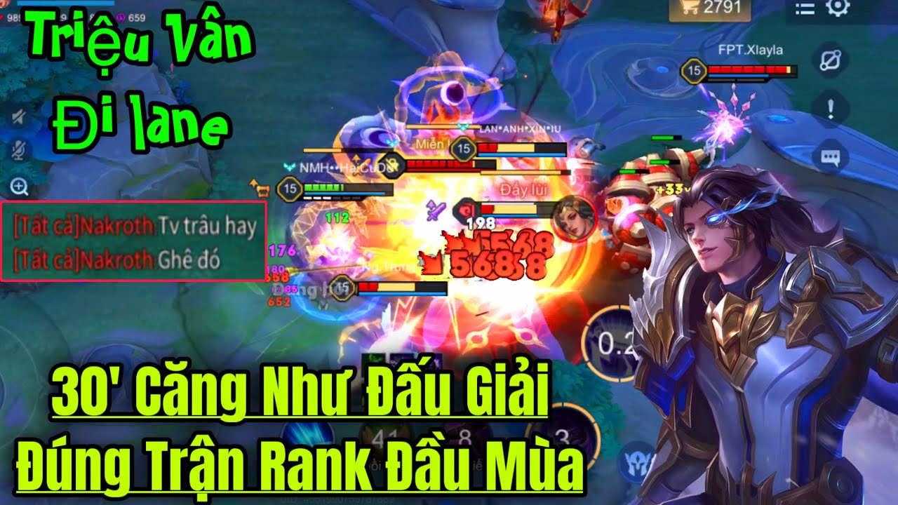 TRIỆU VÂN Đi Lane Mùa 2025 Mới Nhất - 30 Phút Căng Hơn Đấu Giải và Cái Kết Không Tưởng
