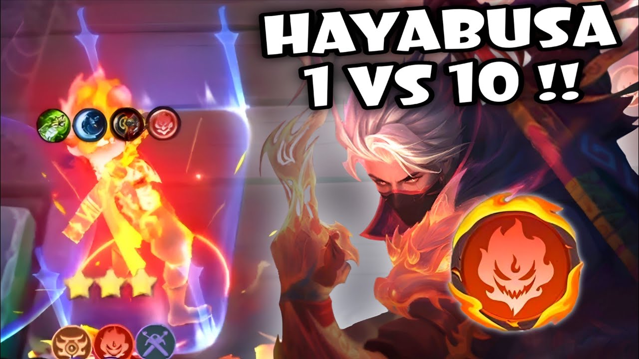 EMBERLORD HAYABUSA TITAN MODE !! 120,000K DAMAGE !! MAGIC CHESS GO GO BEST SYNERGY
