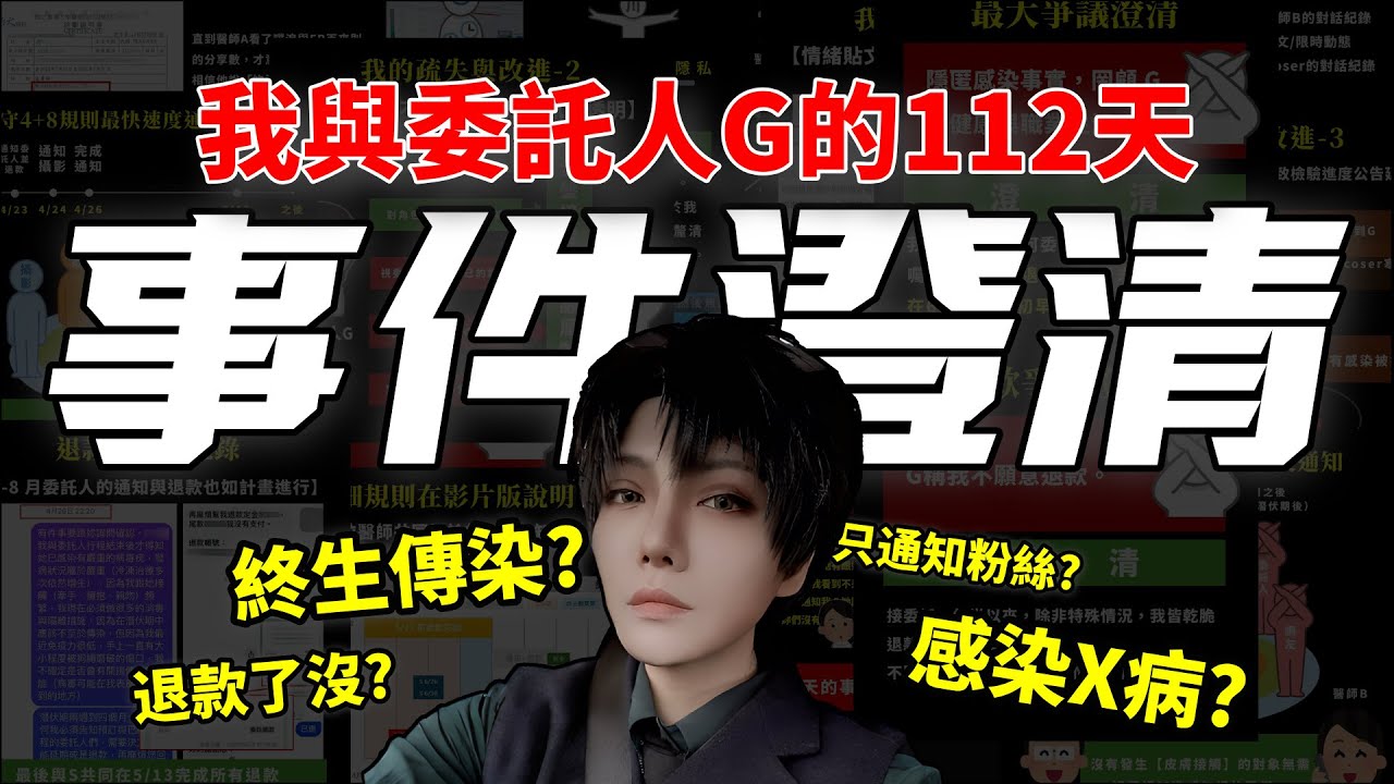 #聲明 #cos委託 #澄清 【鹿川River】我與委託人G的112天