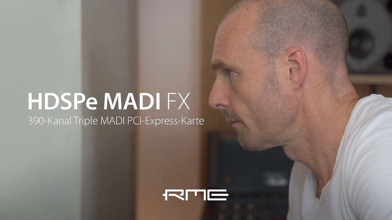 Martin Eyerer & RME HDSPe MADI FX German Version
