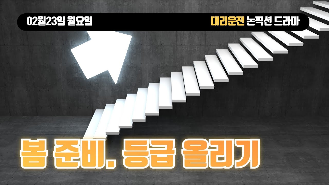 26년2월23일 월요일_봄 맞이 카카오 등급 올리기_대리운전Vlog. 카카오대리. 카카오원플.  프리미엄기사