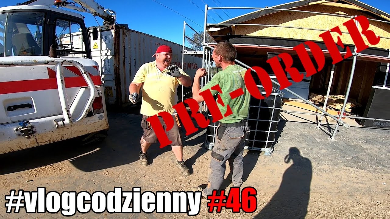 #vlogcodzienny #46 - Pre-ordery? Dzień z życia na budowie.