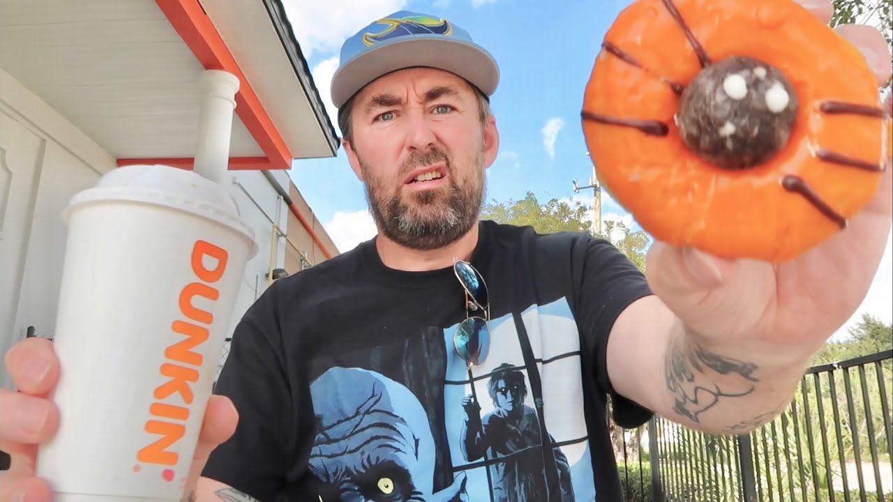 Halloween Countdown With Dunkin Donuts Pumpkin Spice -Splendid China Theme Park Memories & The Birds