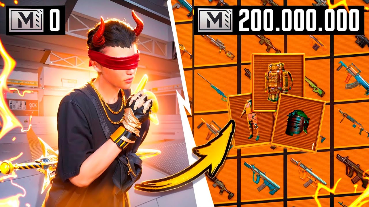 С 0 до 200 МИЛЛИОНОВ!!🔥🤯БЕЗУМНЫЙ ЧЕЛЛЕНДЖ в METRO ROYALE | PUBG MOBILE ❤️&zwj;🩹