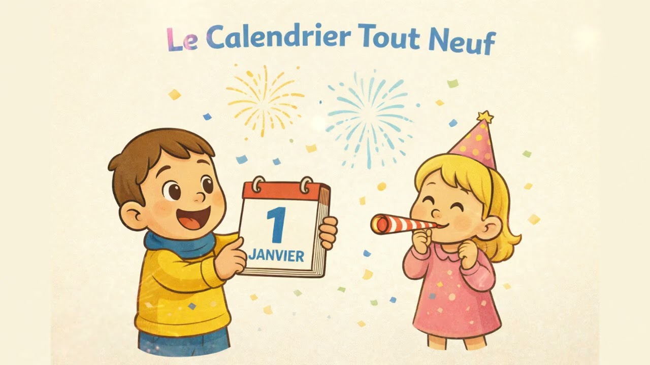 ✨Le calendrier tout neuf✨ - comptine ludique pour enfants
