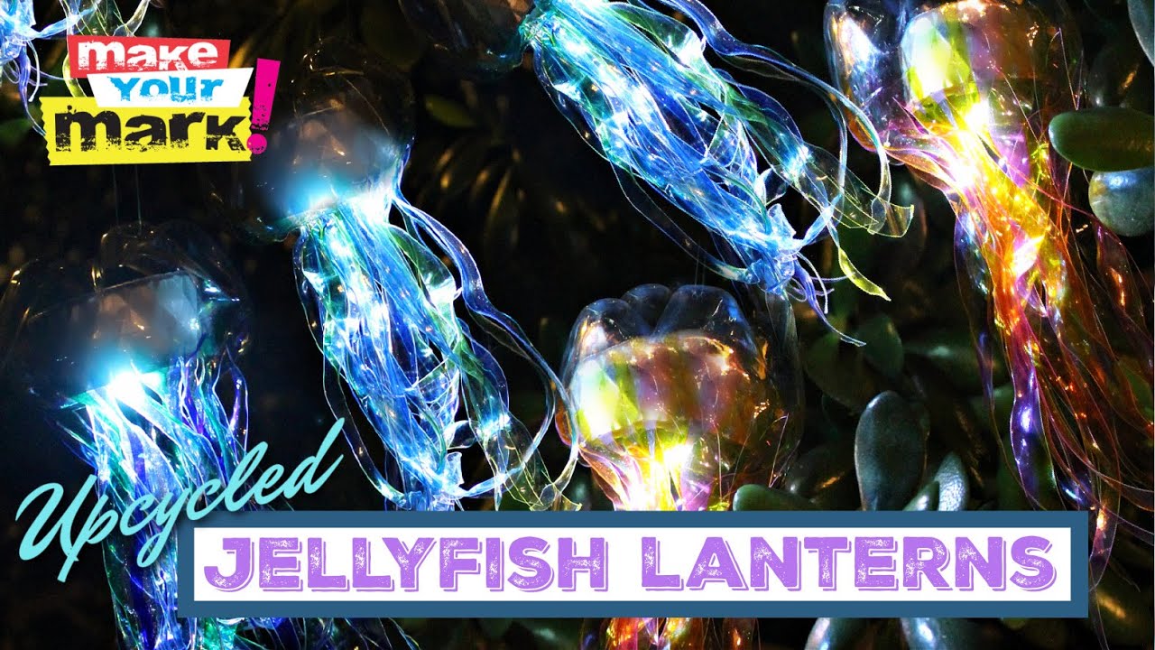 Magical Solar Jellyfish Lanterns - Upcycled DIY