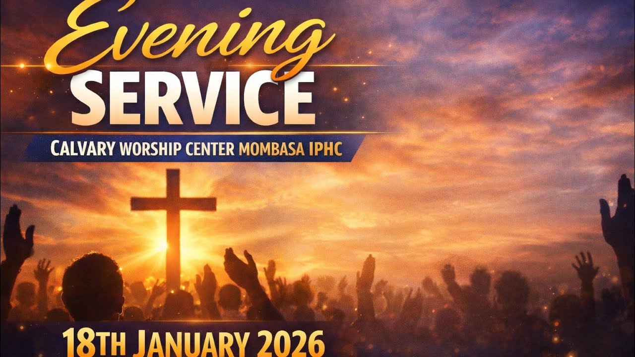EVENING SERVICE ǁ PEOPLE YOU NEED IN 2026 ǁ SUNDAY SERVICE ǁ 18th JANUARY 2025