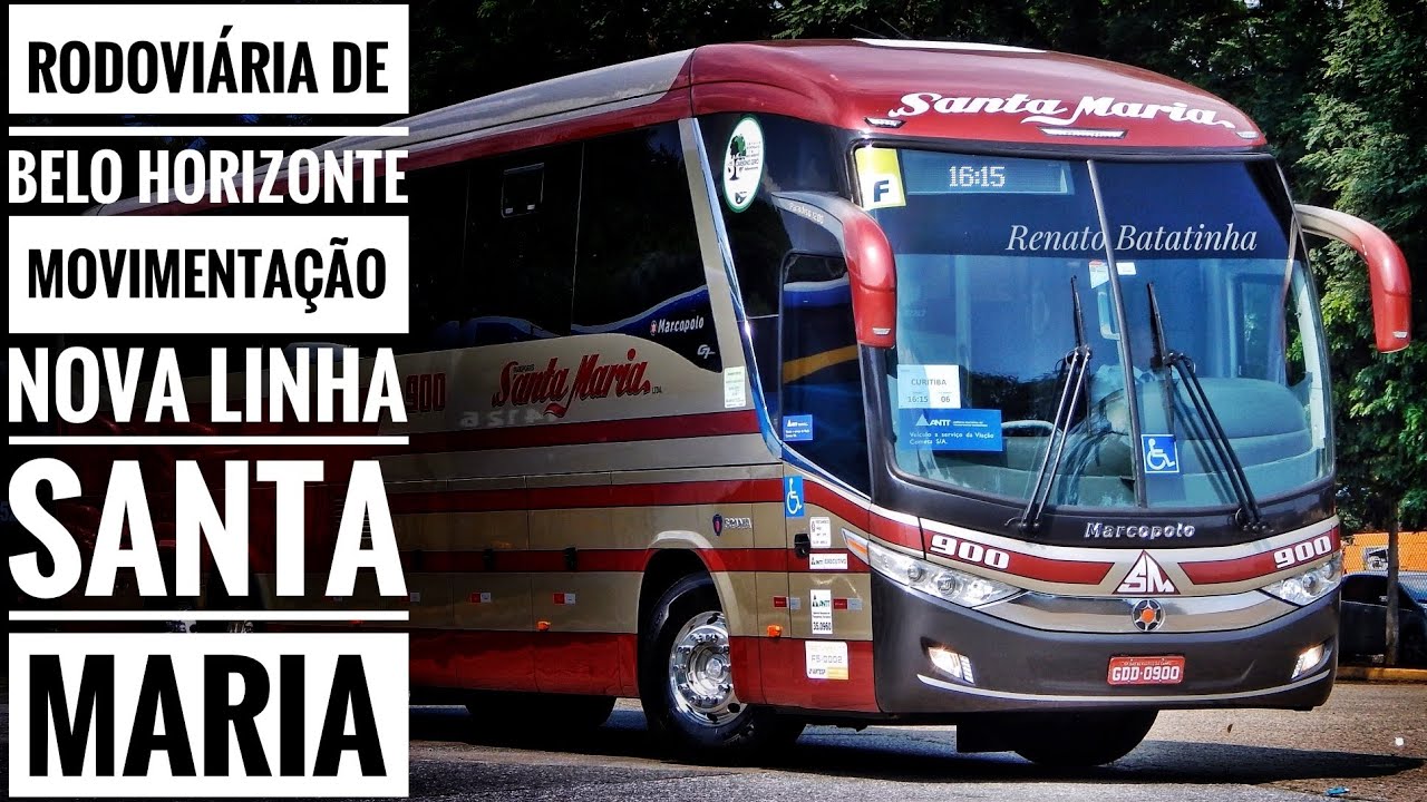 Rodoviária De Belo Horizonte #16 | Nova LINHA Santa Maria