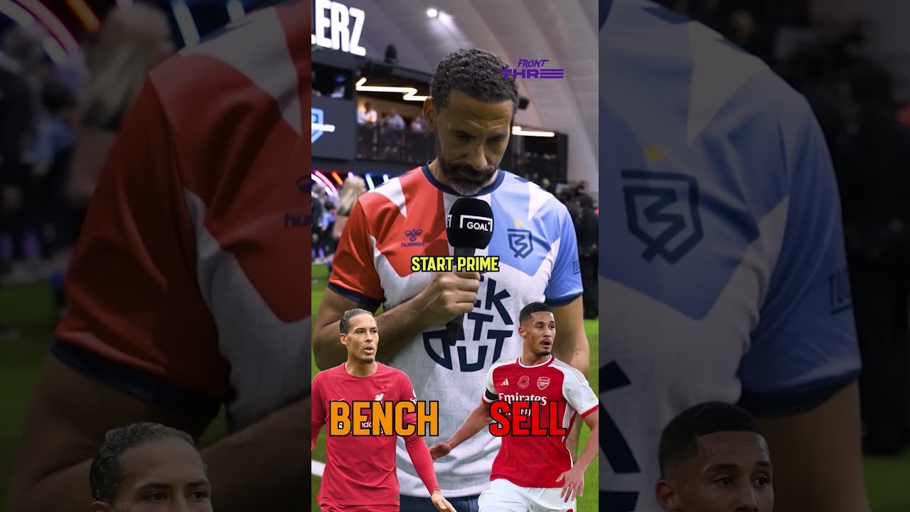START, BENCH, SELL: Saliba, Van Dijk, Ferdinand 🔥 #shorts #football #soccer