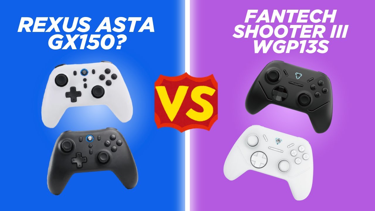 Battle Gamepad Rp200 Ribuan! Rexus Asta GX150 vs Fantech Shooter III WGP13S