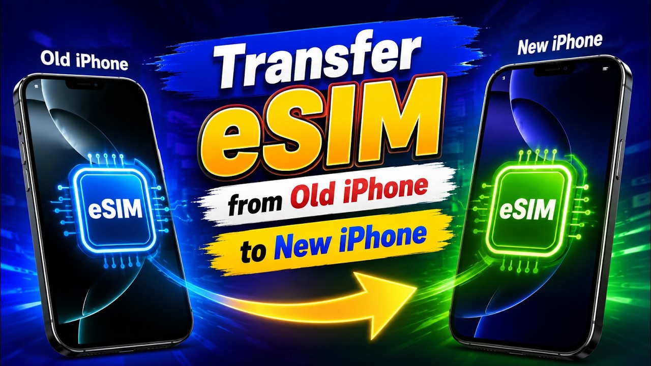 How to Transfer eSIM from Old iPhone to New iPhone | Complete eSIM Transfer Setup Guide