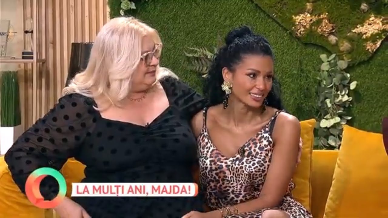 Majda, surprinsă de mama ei cu ocazia zilei de naștere