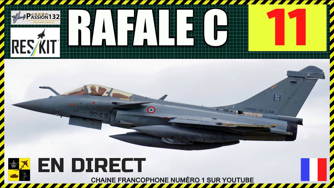 🟢 REPLAY 543:: Maquette Rafale Revell 1/48 + Addons Reskit & Syh@rt