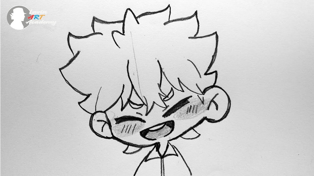 How to Draw Cute Chibi Shoyo Hinata Easy