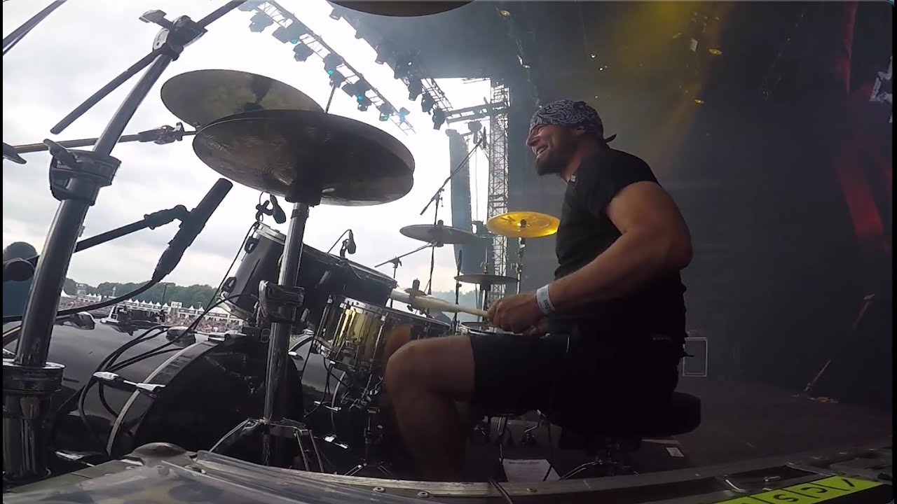 RHAPSODY/ALEX HOLZWARTH/Land of Immortals Live Drum Cam