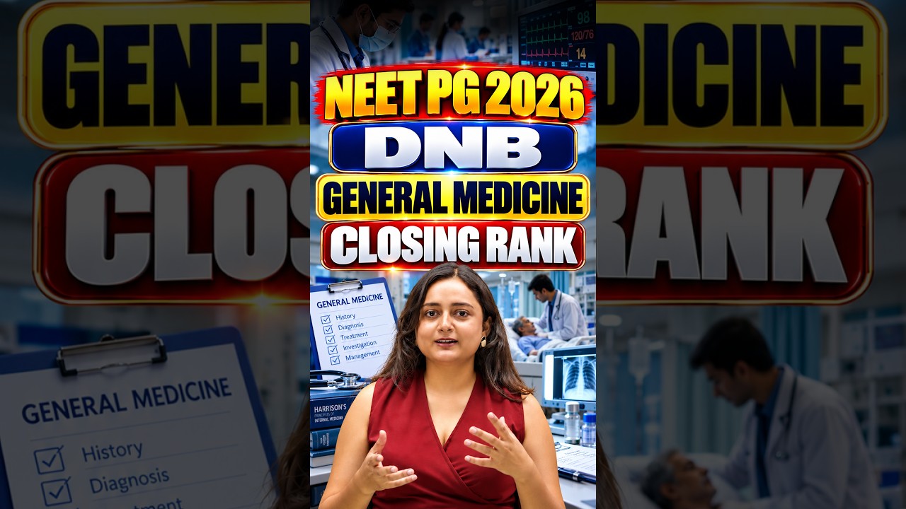 NEET PG 2026 DNB General Medicine Round 1 Expected Cutoff | Category Wise Closing Rank | Medical360