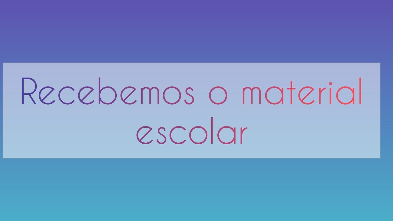 kit Escolar