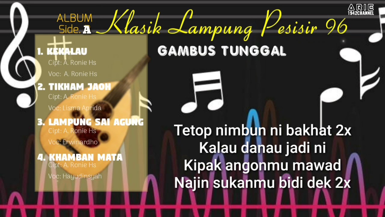 Klasik gambus lampung 96 - A Roni Hs || Album klasik gambus tunggal #lagulampungtumbai