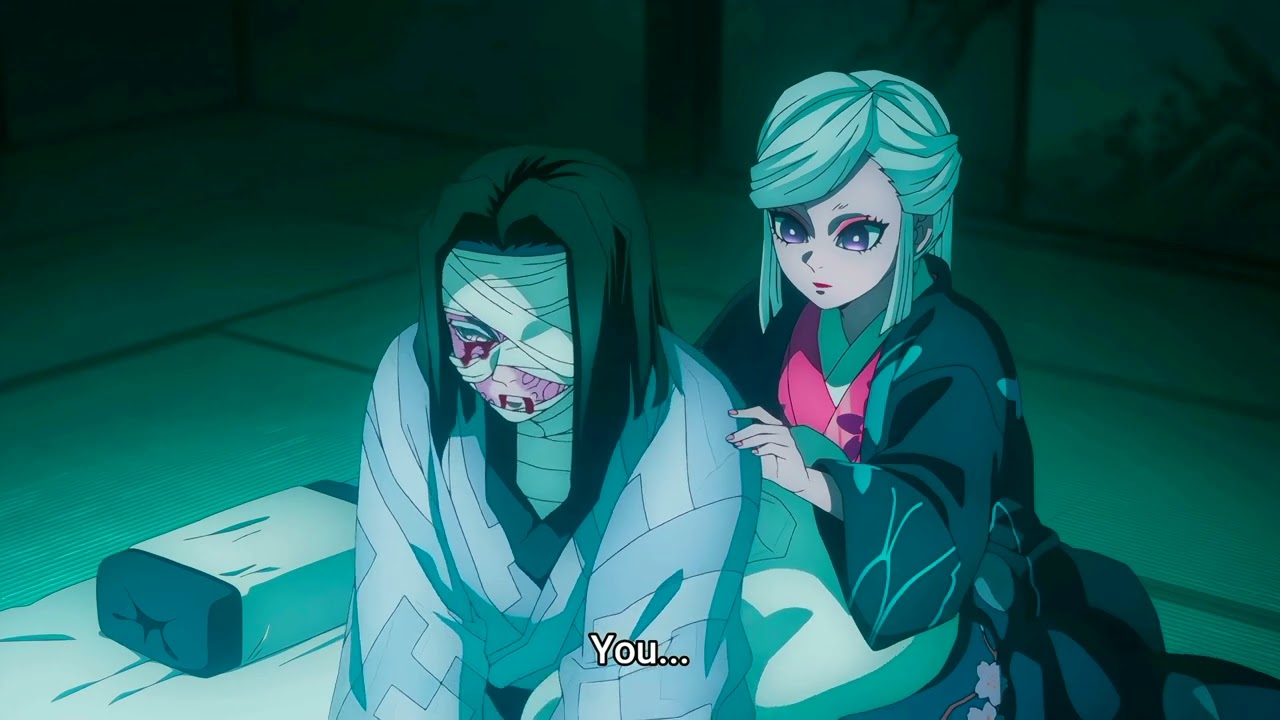 Muzan and ubuyashiki talking part 1