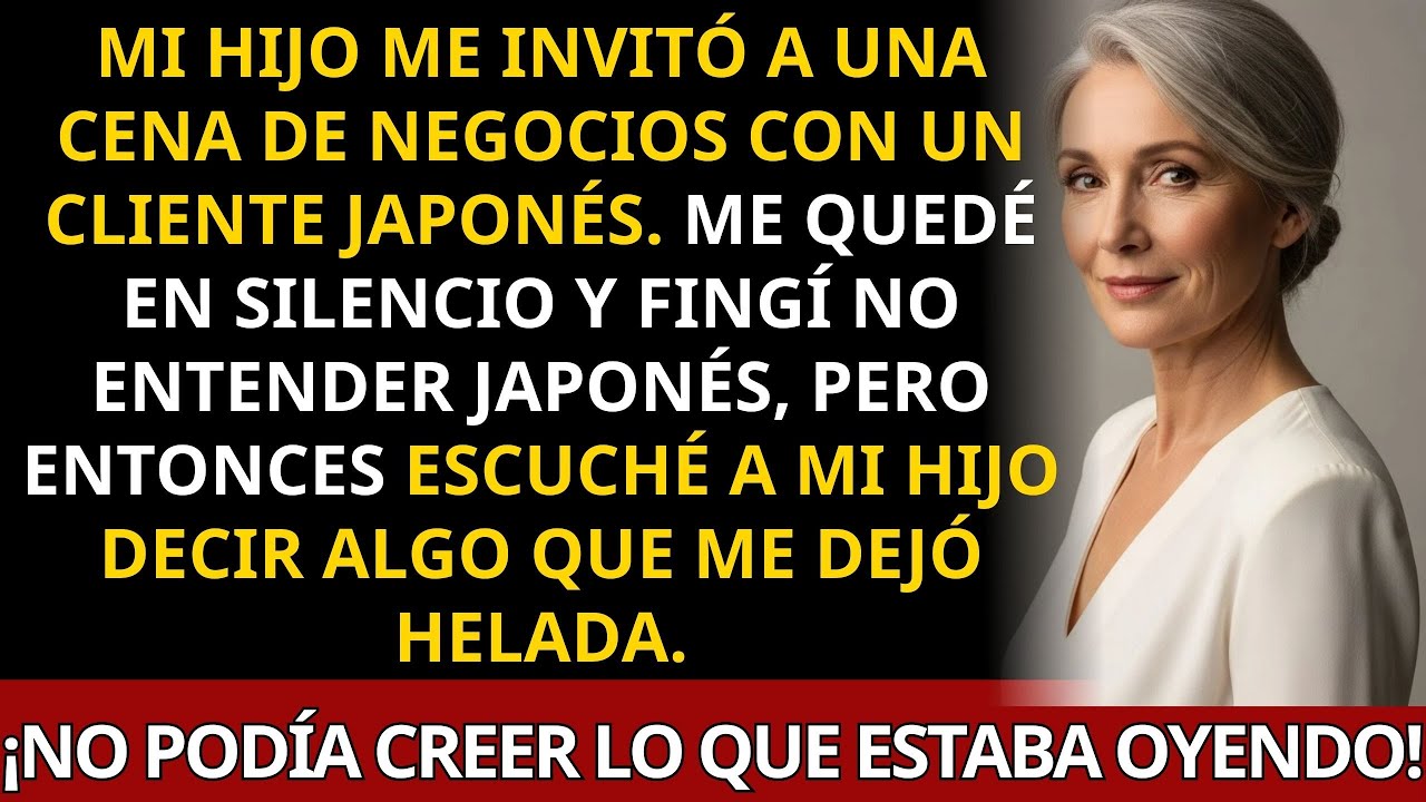 Mi hijo hablaba japonés creyendo que yo no entendía… y dijo algo que jamás olvidé
