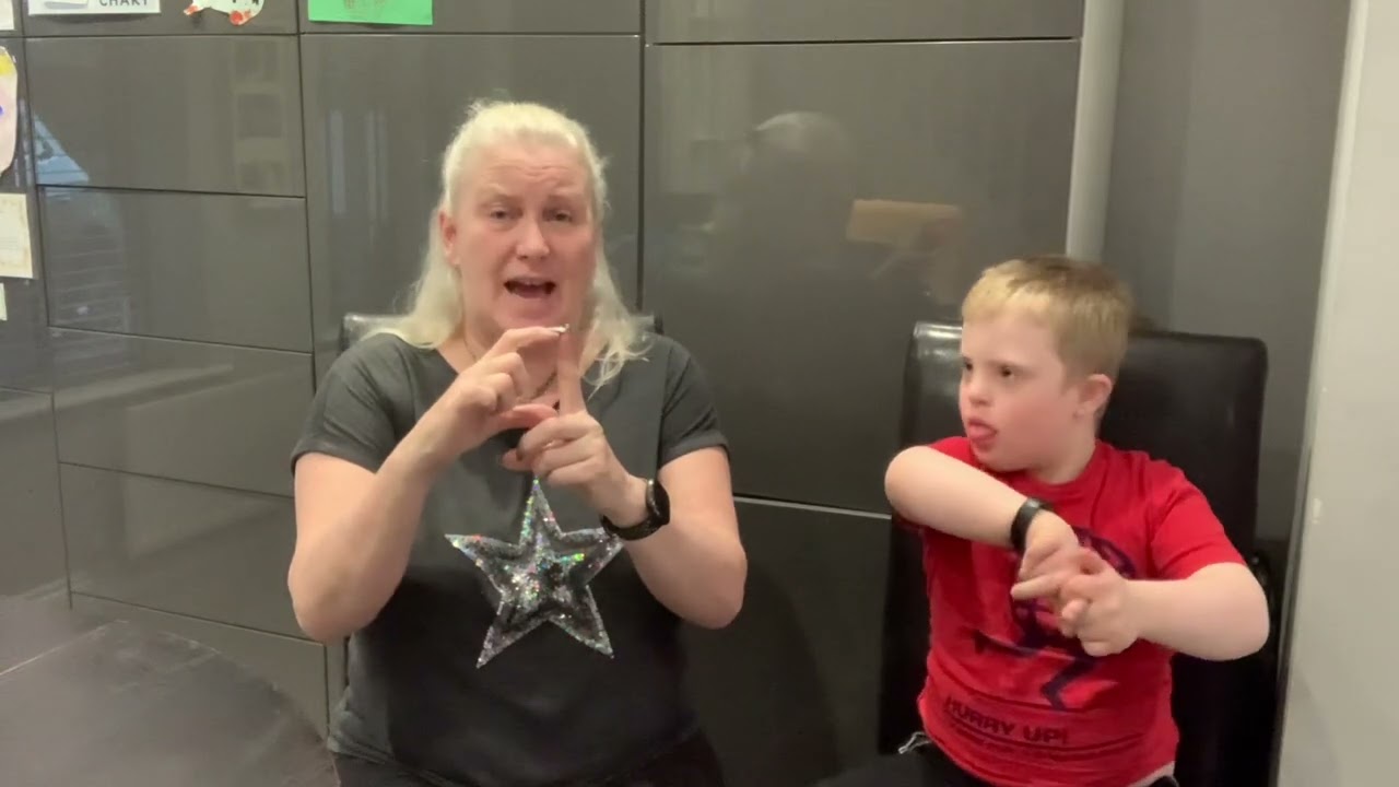 Makaton for ‘DAMSON’