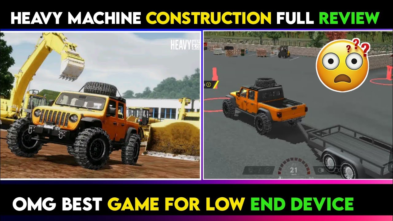 Heavy Machine And Construction Download And Gameplay Full Review|Best Game For Mobile 2023.