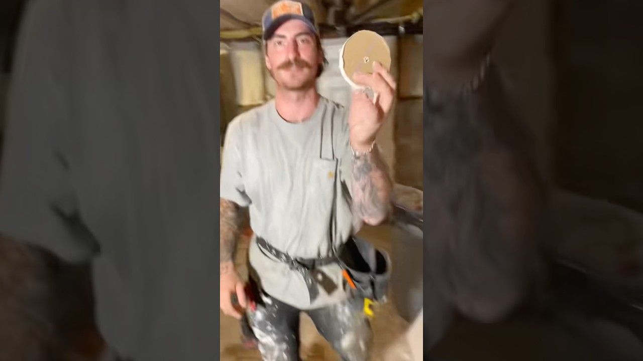 How repair a hole an electrician made with drywall 