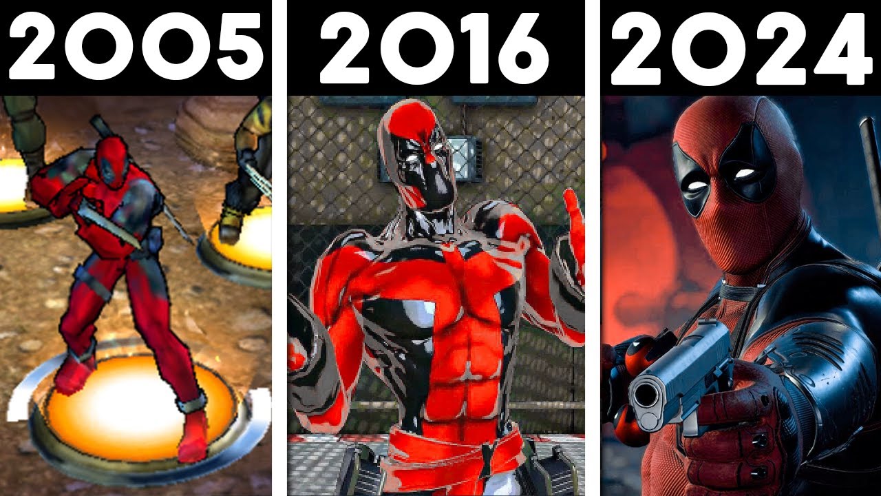 EVOLUÇÃO DO DEADPOOL NOS GAMES